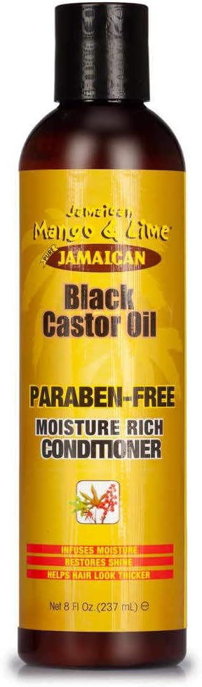 Jamaican Mango & Lime Black Castor Oil Moisture Rich Conditioner 237ml bottle
