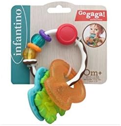 Infantino Go Gaga Slide and Chew Teether Keys multicoloured toy