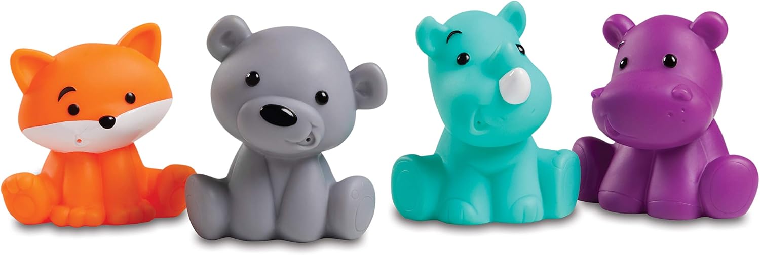 Infantino Sensory Balls Blocks Buddies 20 piece set with animal figures
