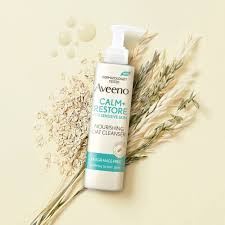 Aveeno Calm Restore Nourishing Oat Cleanser 200ml bottle