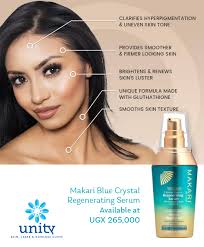 Makari Blue Crystal Regenerating Serum 50ml with spray pump bottle