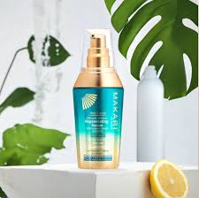 Makari Blue Crystal Regenerating Serum 50ml spray bottle with gold pump