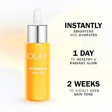 Olay Vitamin C plus AHA 24 Day Gel Serum 40ml bottle