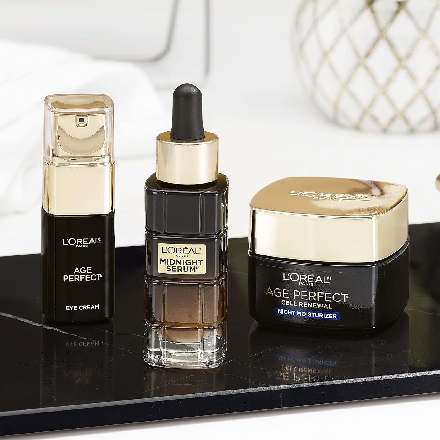 L'Oréal Paris Age Perfect Cell Renewal Night Moisturiser with gold lid