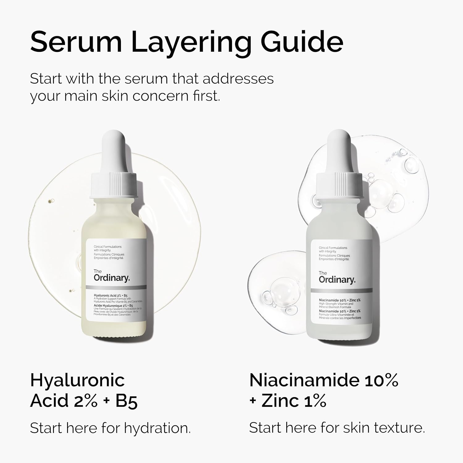 The Ordinary Hyaluronic Acid 2% + B5 hydrating serum 30ml dropper bottle