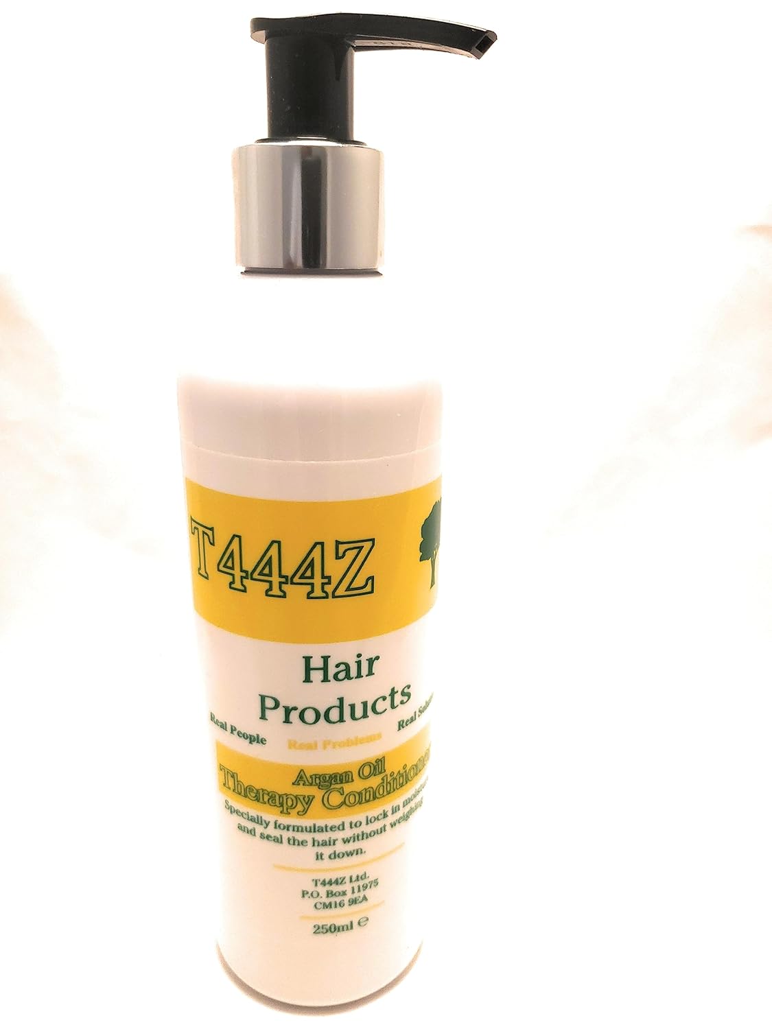 T444Z Argan Oil Therapy Conditioner 250ml pump bottle cream coloured