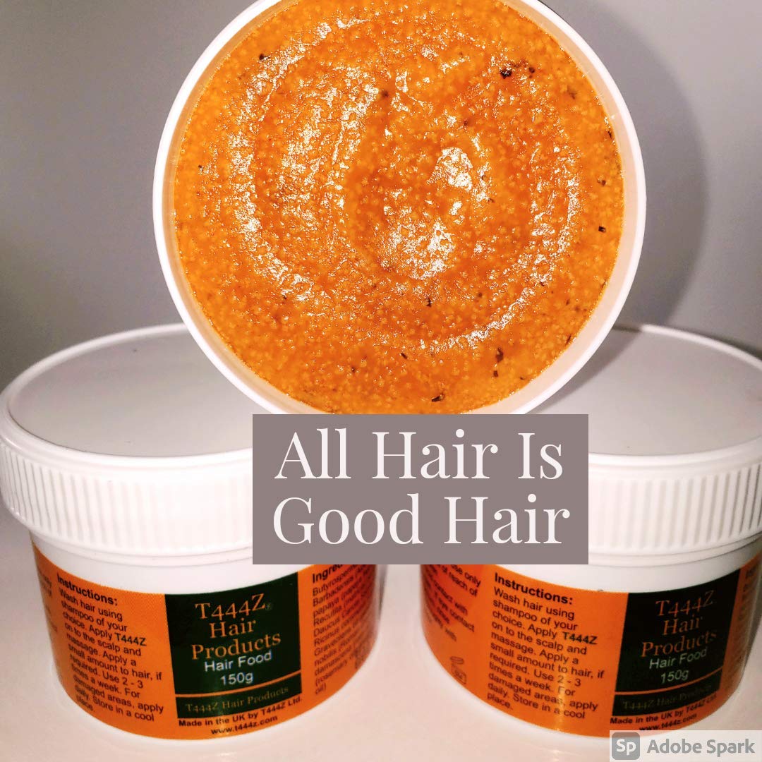T444Z Hair Food 150g orange hair conditioning treatment jar