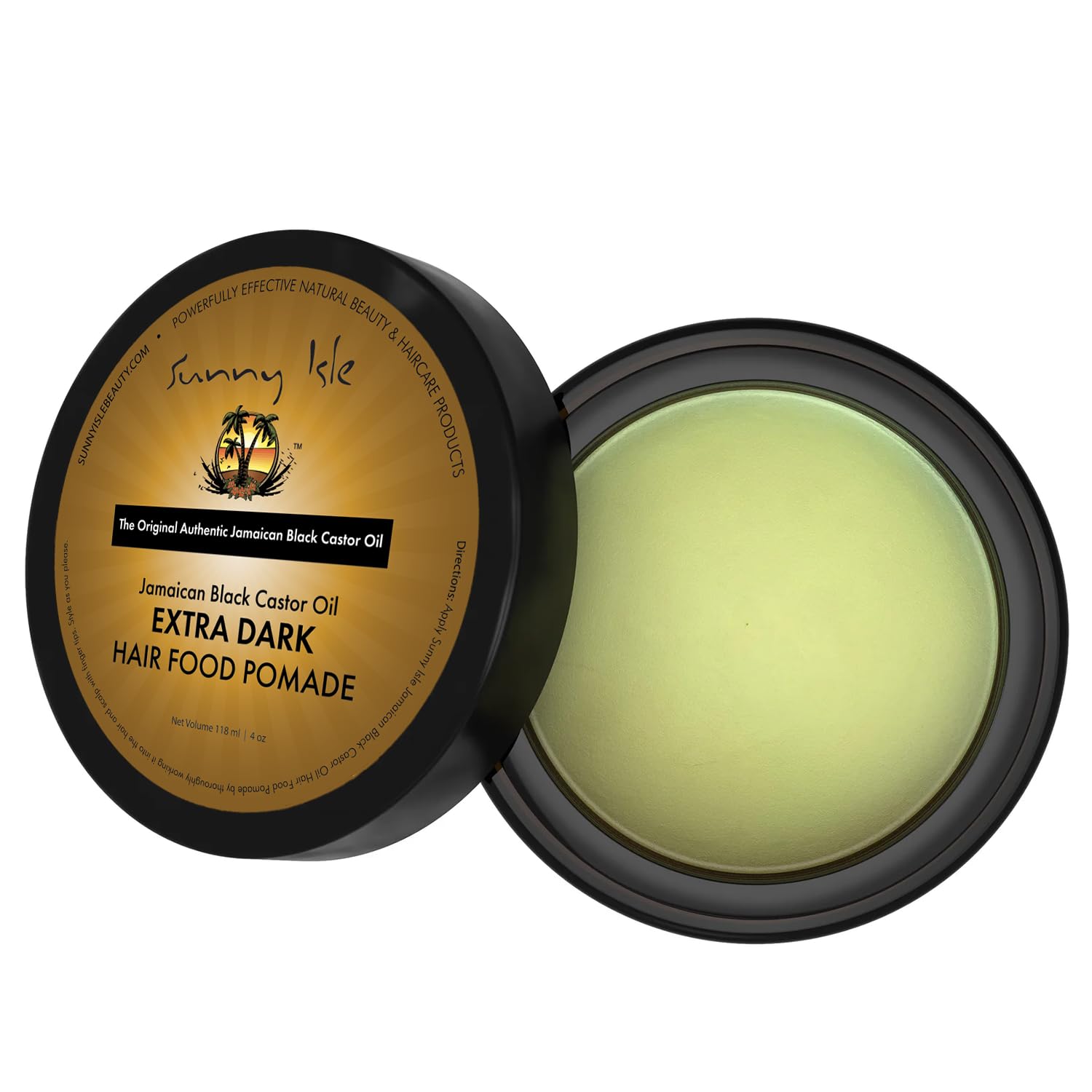 Sunny Isle Jamaican Black Castor Oil Extra Dark Hair Food Pomade 118ml jar