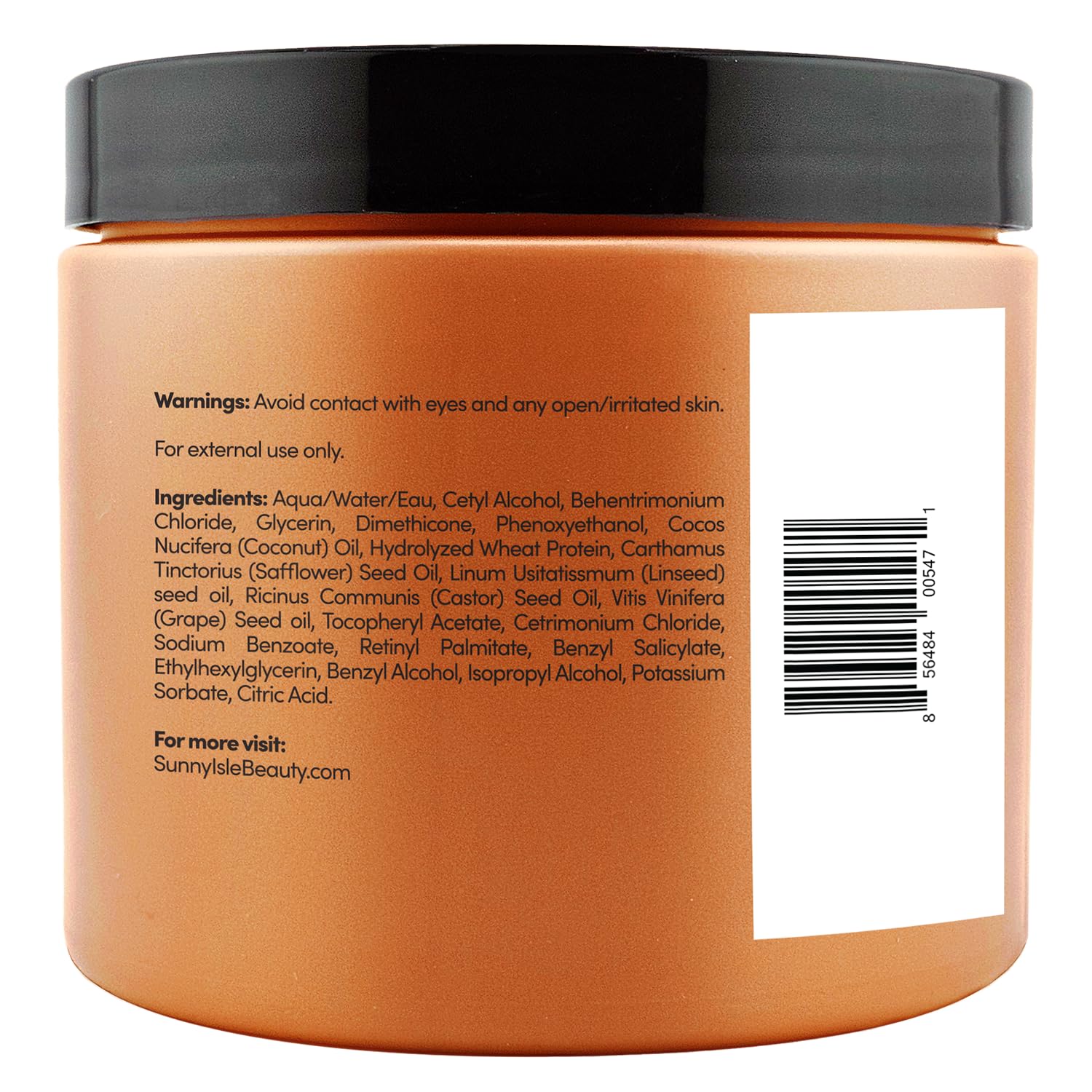 Sunny Isle Jamaican Black Castor Oil Intensive Repair Masque 473 ounce jar