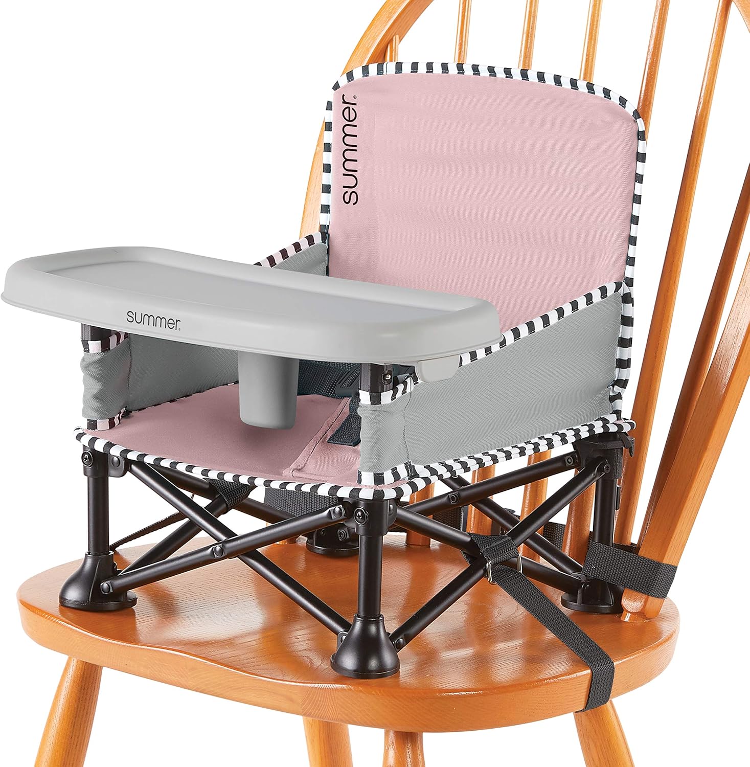 Summer Pop 'n Sit SE Booster Seat in pink with white tray