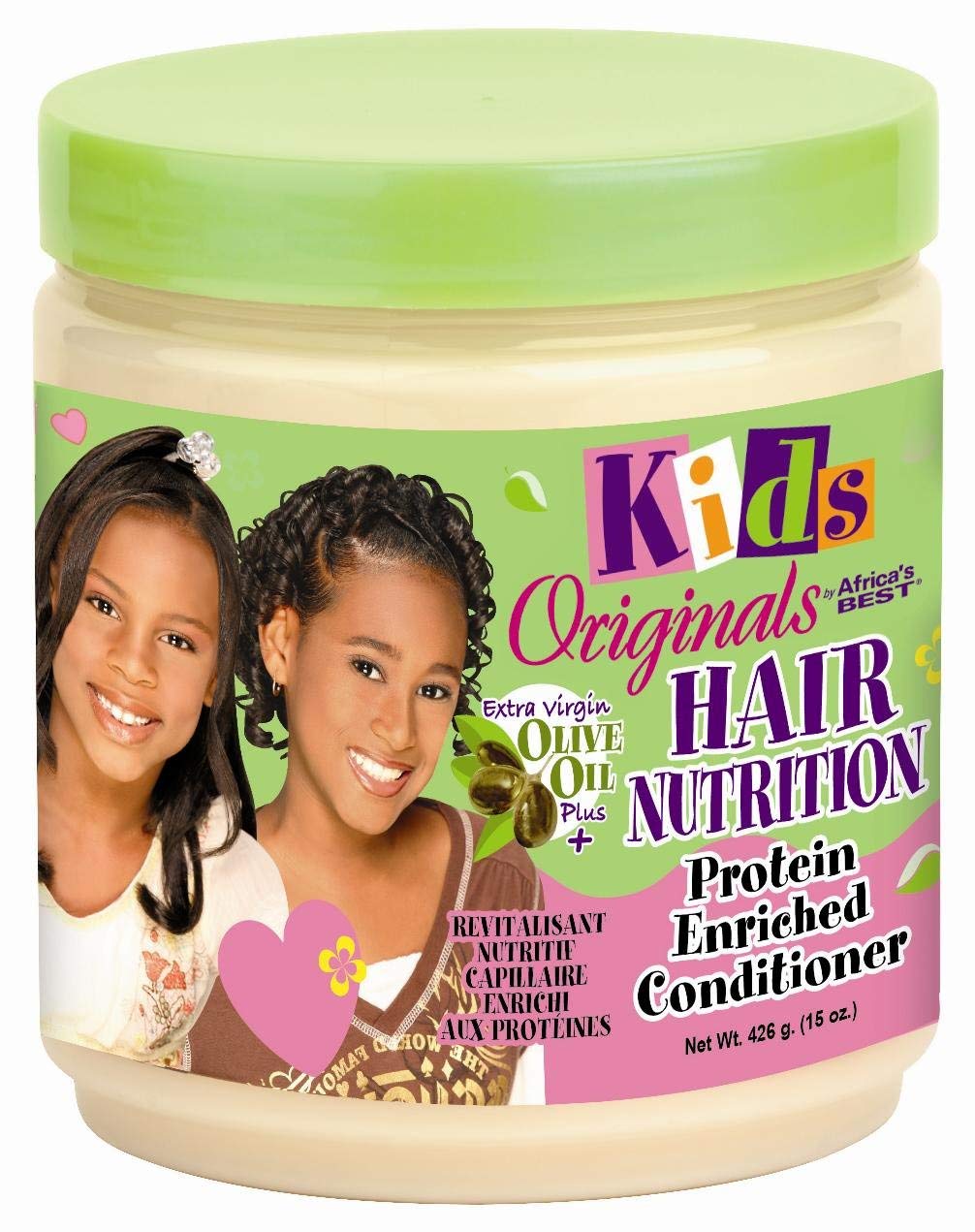 Africa's Best Kids Organics Hair Nutrition Protein Enriched Conditioner 426g jar