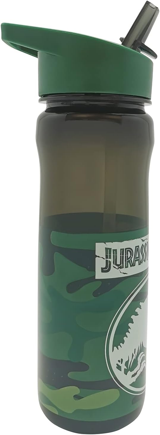 Polar Gear Jurassic World Camo green 600ml sports bottle with flip straw