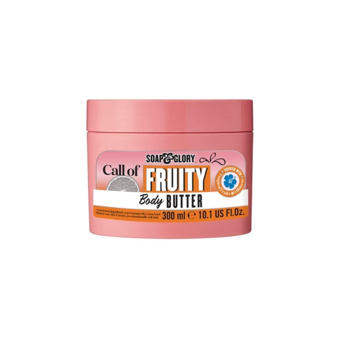 Soap & Glory Call of Fruity Body Butter 300ml pink jar