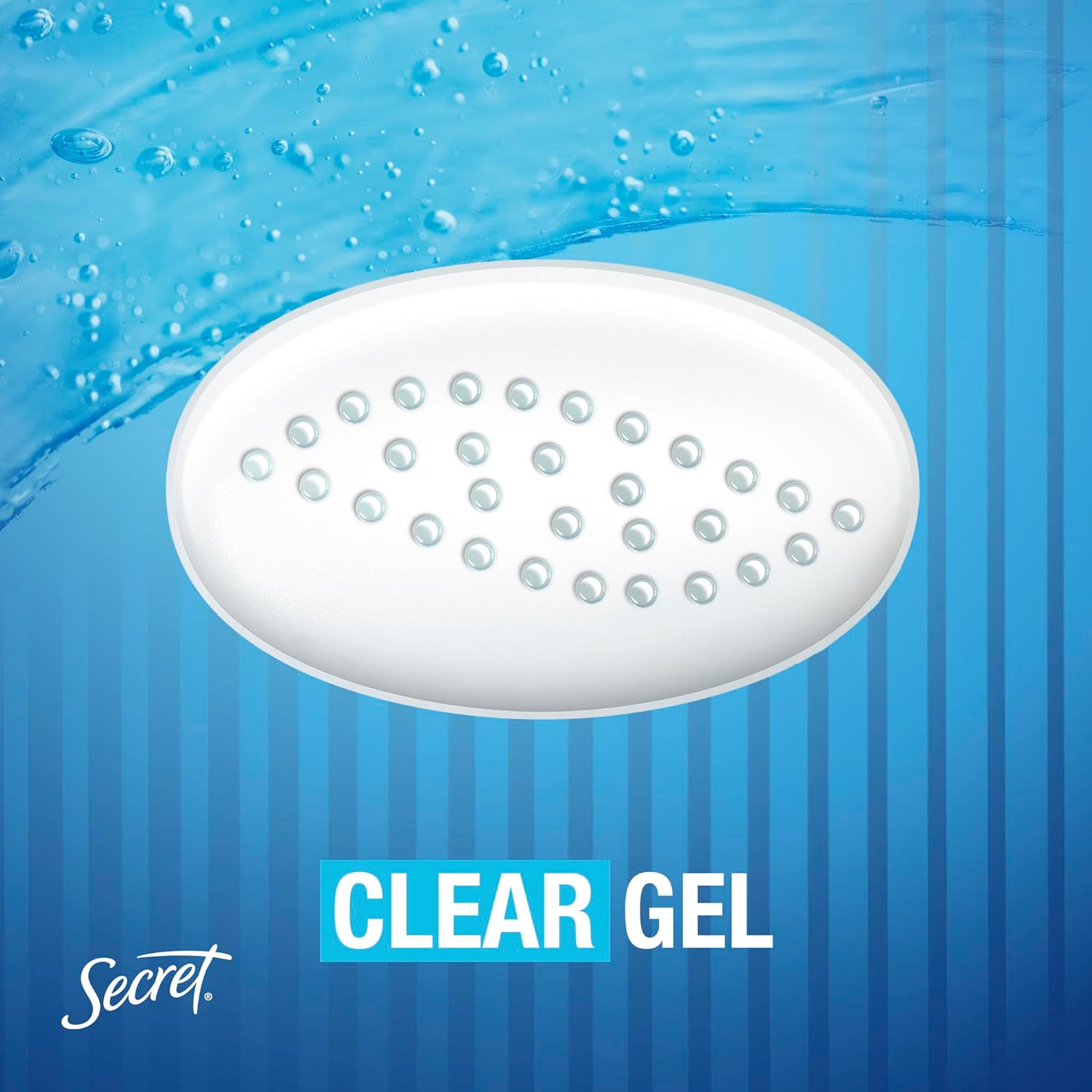 Secret Outlast Clear Gel Antiperspirant and Deodorant Unscented white stick product