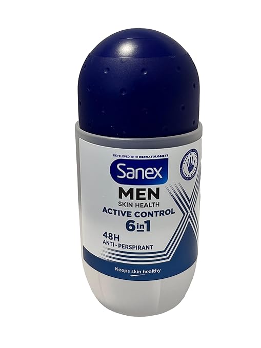 Sanex Men Active Control 6in1 antiperspirant roll-on deodorant 50ml blue