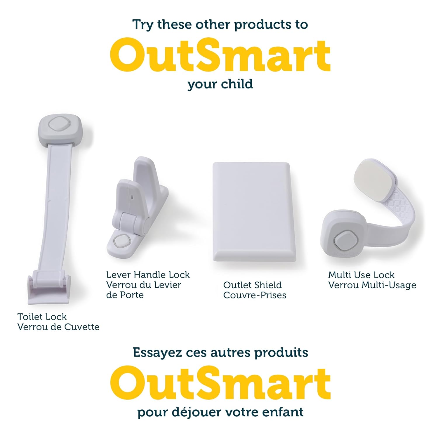 Safety 1st OutSmart Multi-Use Lock grey child safety device
