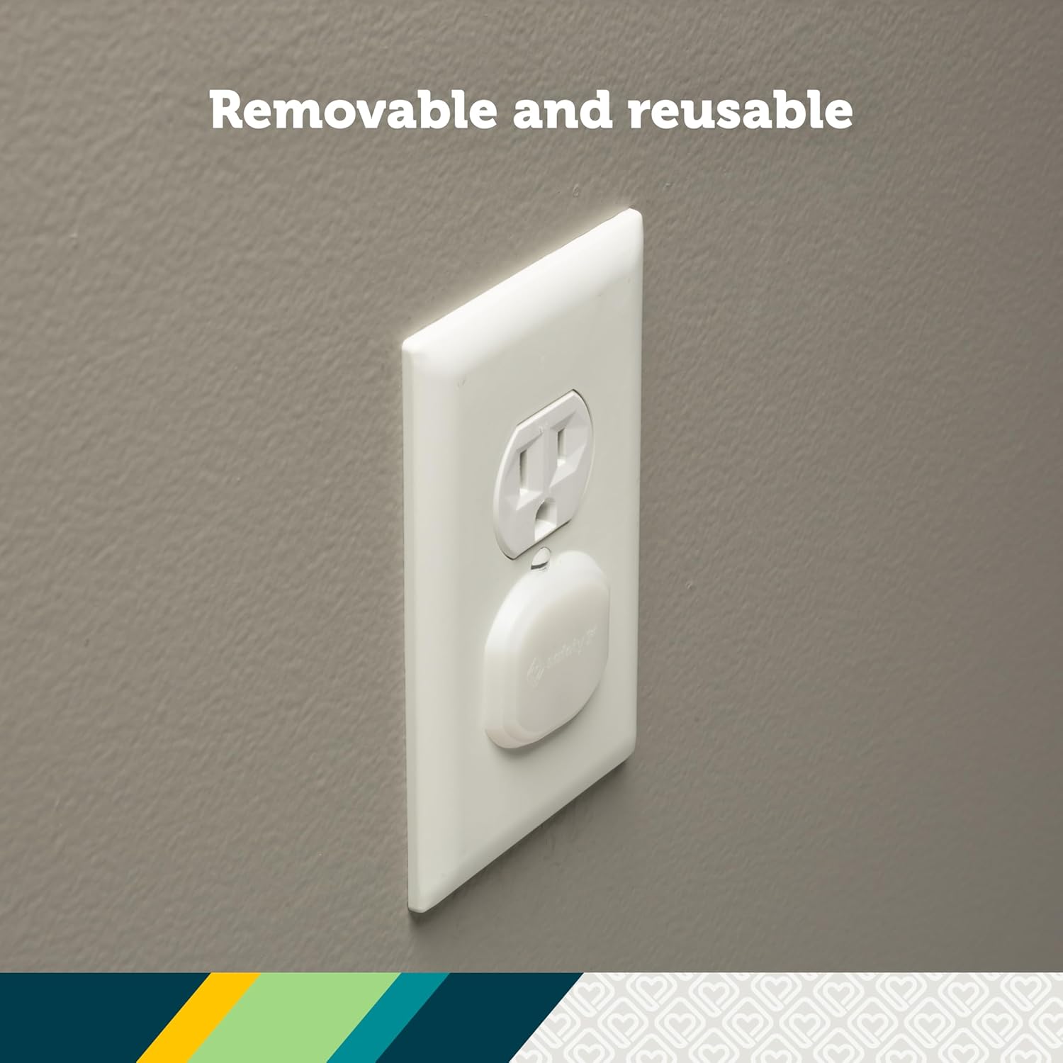 Safety 1st white socket inserts, 6-pack, outlet covers for electrical protection