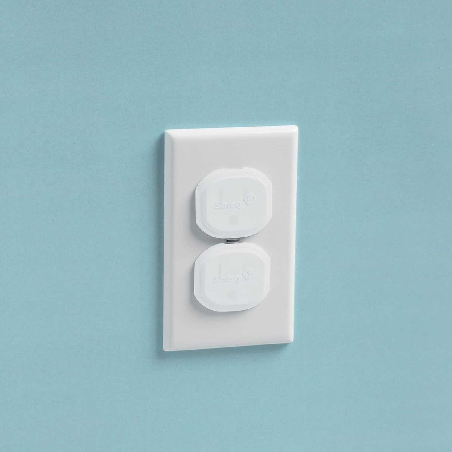 Safety 1st white socket inserts, pack of six electrical safety covers