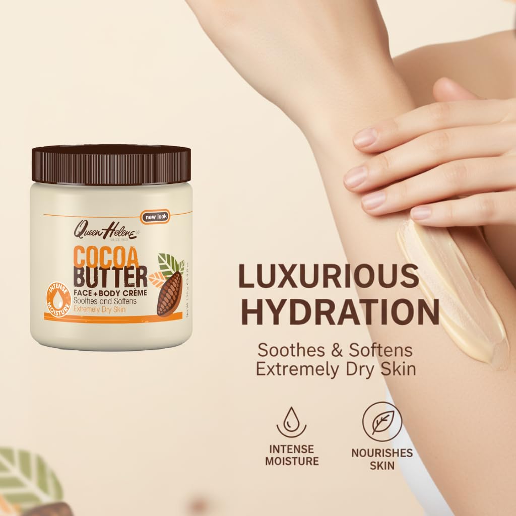 Queen Helene Cocoa Butter Face and Body Crème for extremely dry skin