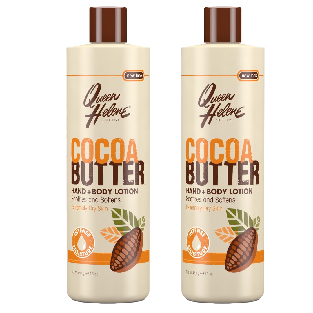 Queen Helene Cocoa Butter Hand and Body Lotion 16 oz bottle for extremely dry skin