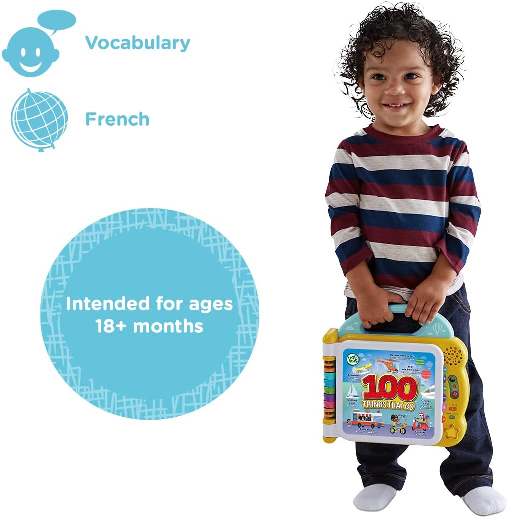 LeapFrog 100 Things That Go interactive learning tablet for toddlers