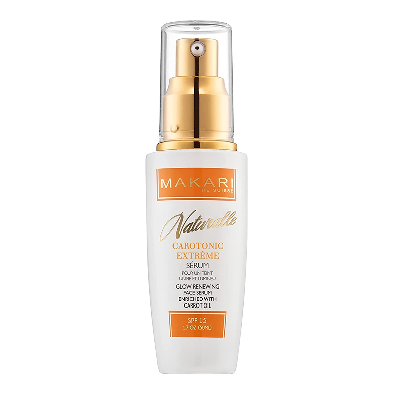 Makari Naturalle Carotonic Extreme Glow Renewing Face Serum SPF 15, 50ml bottle