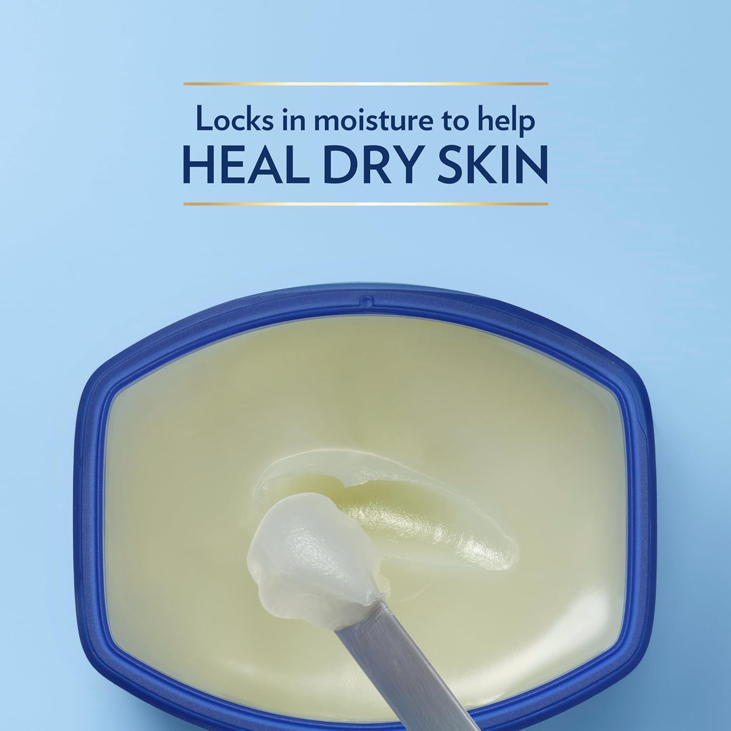 Vaseline Original Petroleum Jelly 212g jar with blue lid and applicator