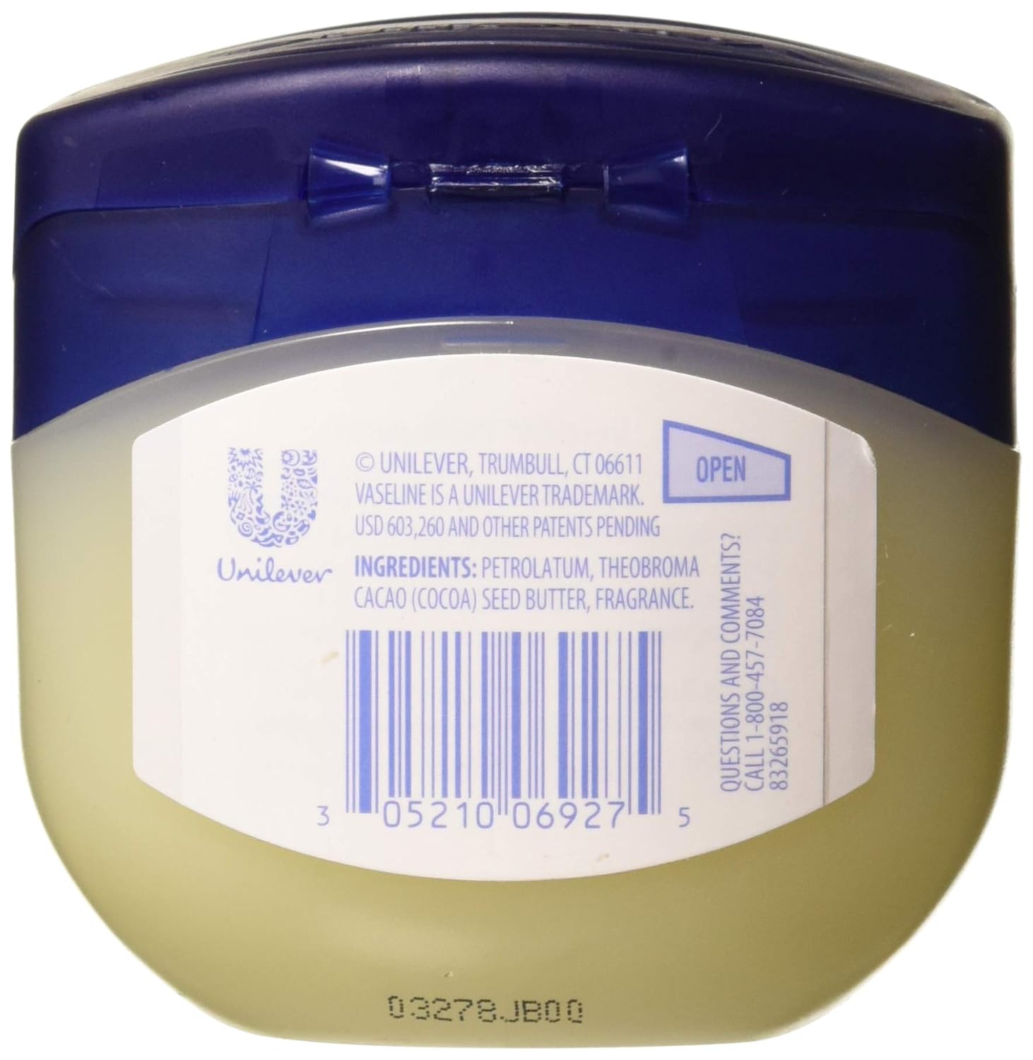 Vaseline Petroleum Jelly 7.5oz Cocoa Butter in blue jar
