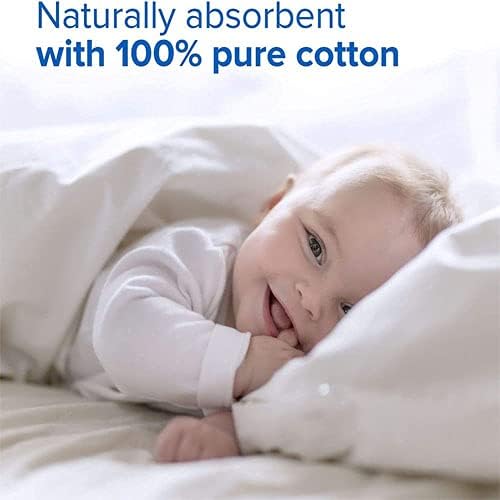Johnson's Baby Cotton Buds, 100 pack, pure cotton swabs