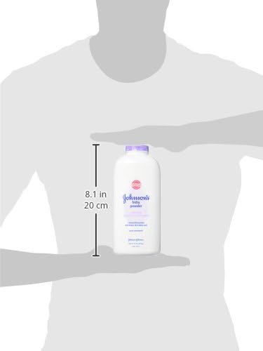 Johnson's Baby Powder Calming Lavender Chamomile 623g bottle with purple cap
