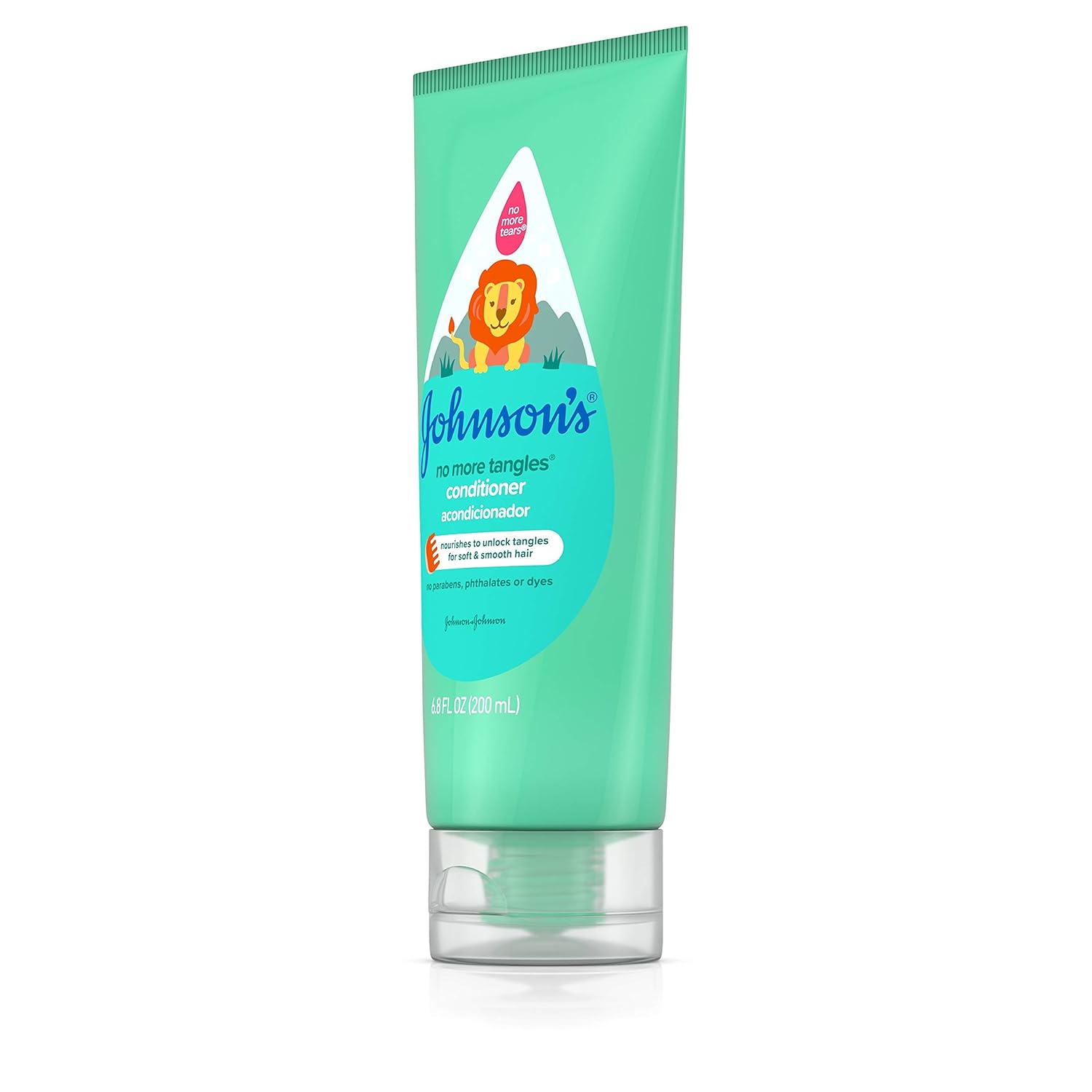 Johnson's No More Tangles Kids detangling conditioner 200ml green bottle