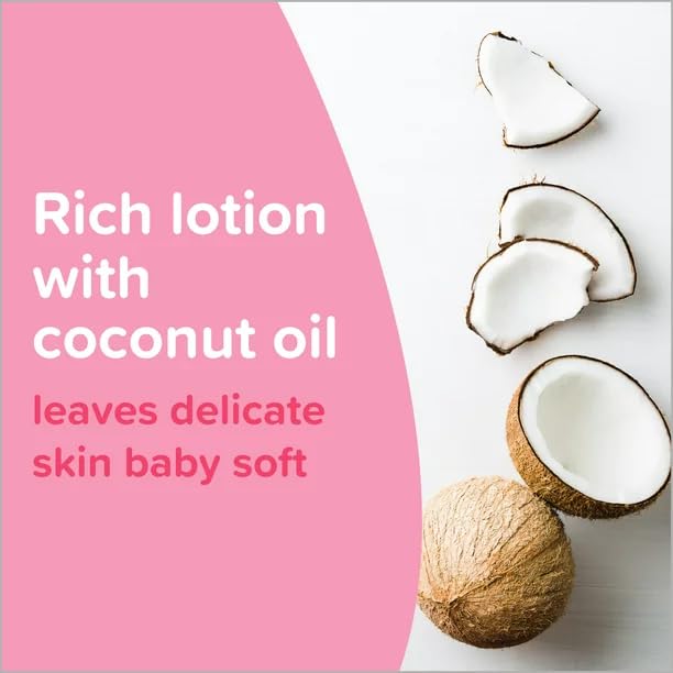 Johnson's Baby Lotion 300mL with coconut oil for delicate skin