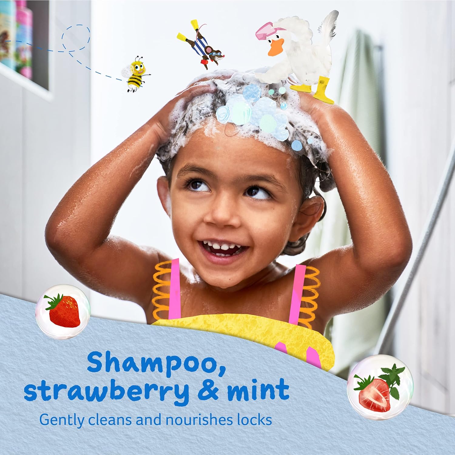 Childs Farm Strawberry & Organic Mint Shampoo 500ml bottle