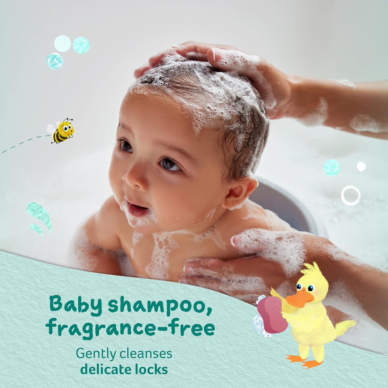 Childs Farm unfragranced baby shampoo 250ml bottle for gentle hair cleansing