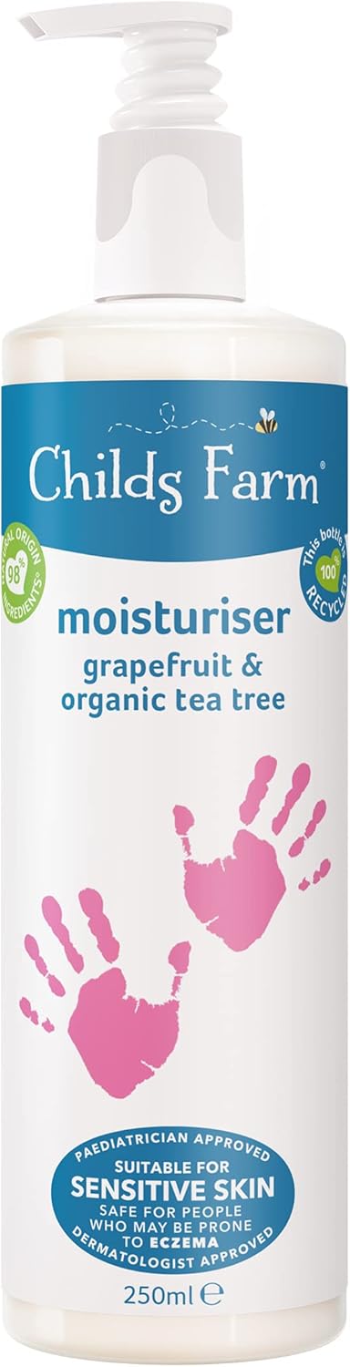 Childs Farm grapefruit and tea tree baby moisturiser 250ml pump bottle