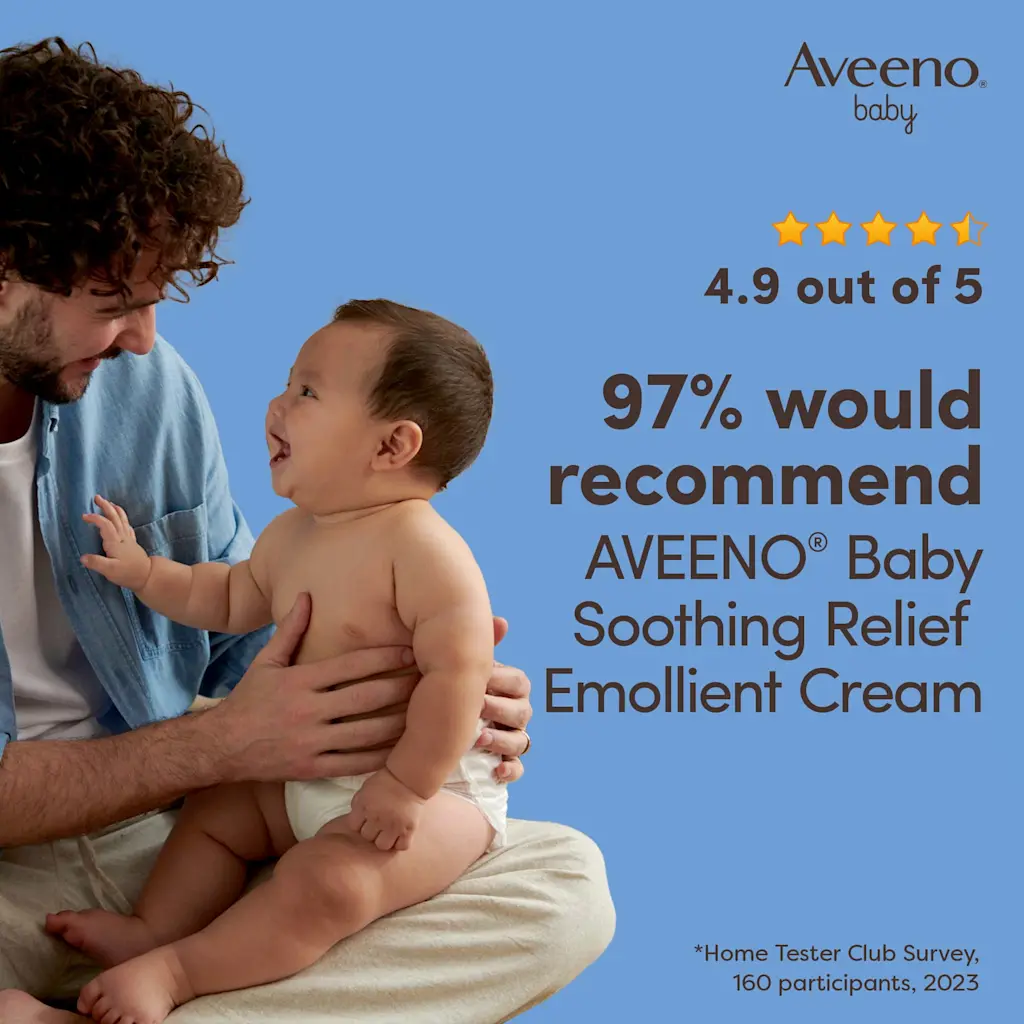 Aveeno Baby Soothing Relief Emollient Cream 150ml jar