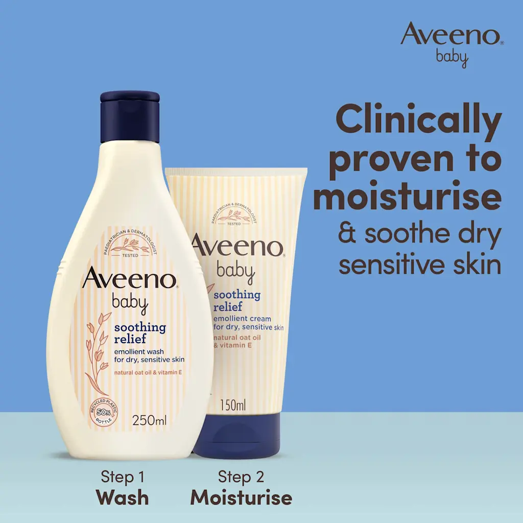 Aveeno Baby Soothing Relief Emollient Cream 150ml tube