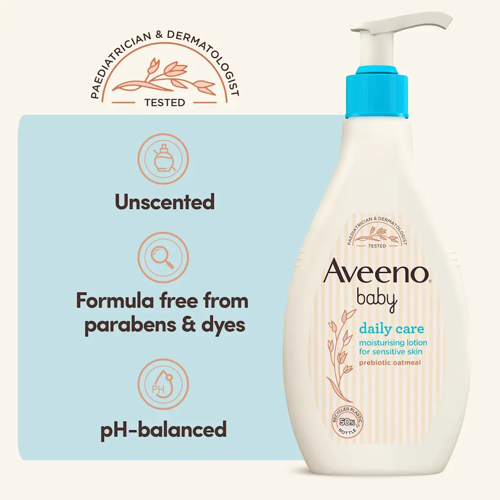 Aveeno Baby Daily Care Moisturising Lotion 250ml with pump dispenser