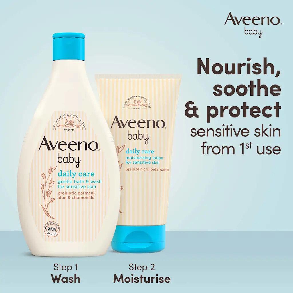 Aveeno baby Daily Care Moisturising Lotion for Sensitive Skin 150ml tube