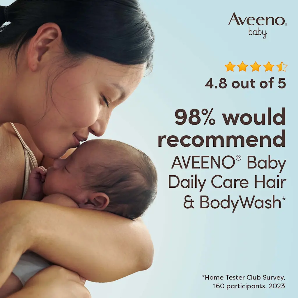 Aveeno Baby Daily Care Hair and Body Wash 250ml bottle