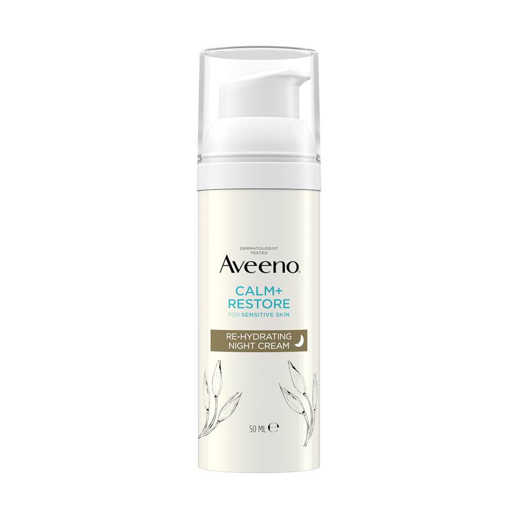 Aveeno Calm Restore Re-Hydrating Night Cream 50ml for sensitive skin