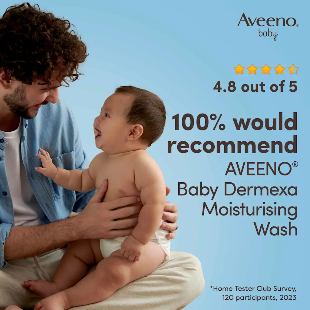 Aveeno Baby Dermexa Emollient Wash 250ml for very dry itchy skin