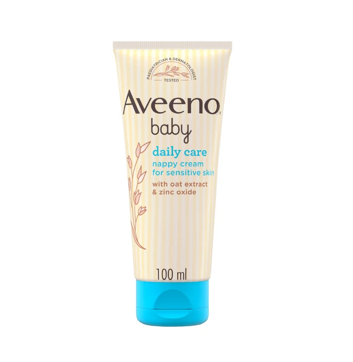 Aveeno Baby Daily Care Nappy Cream for Sensitive Skin 100ml tube