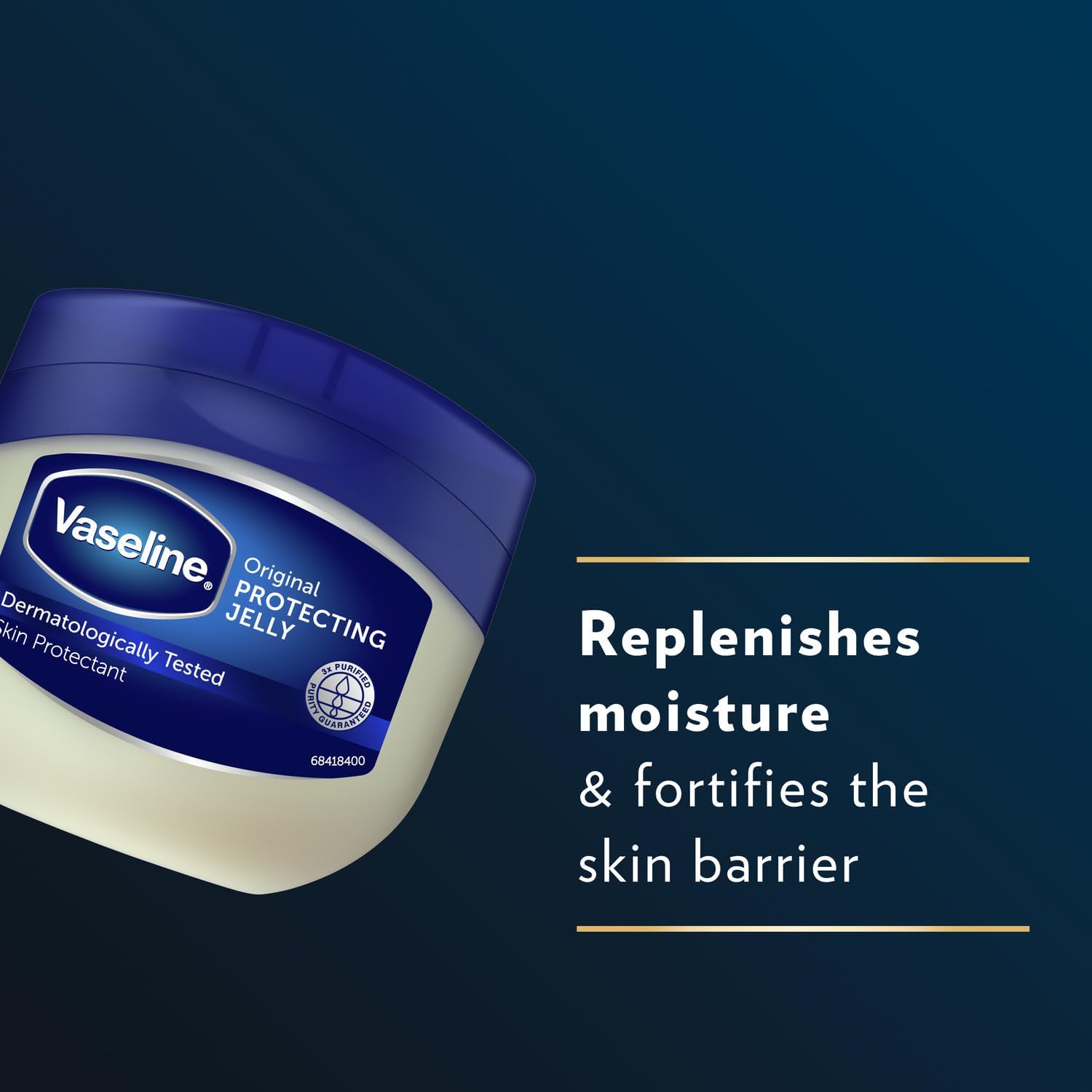 Vaseline Original Pure Petroleum Jelly 250ml jar with blue lid