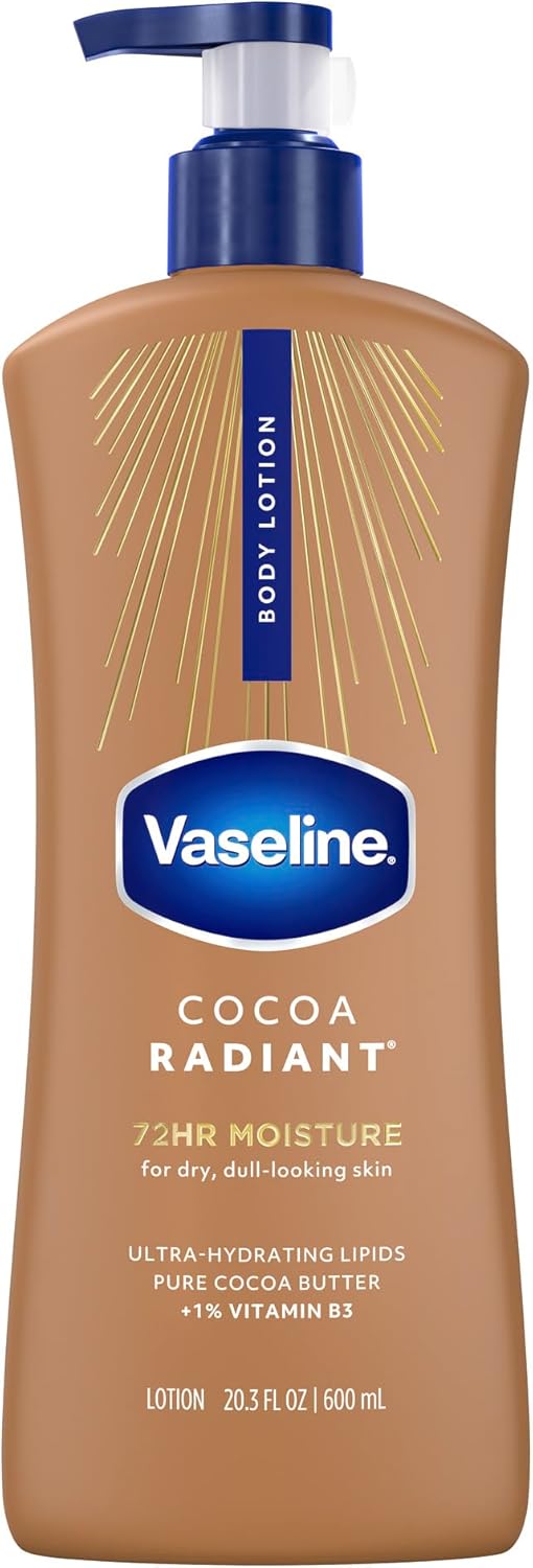 Vaseline Intensive Care Cocoa Radiant body lotion 600ml pump bottle