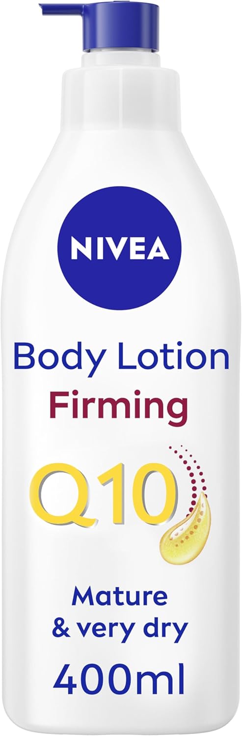 NIVEA Q10 Firming Body Lotion with Argan Oil 400ml pump bottle