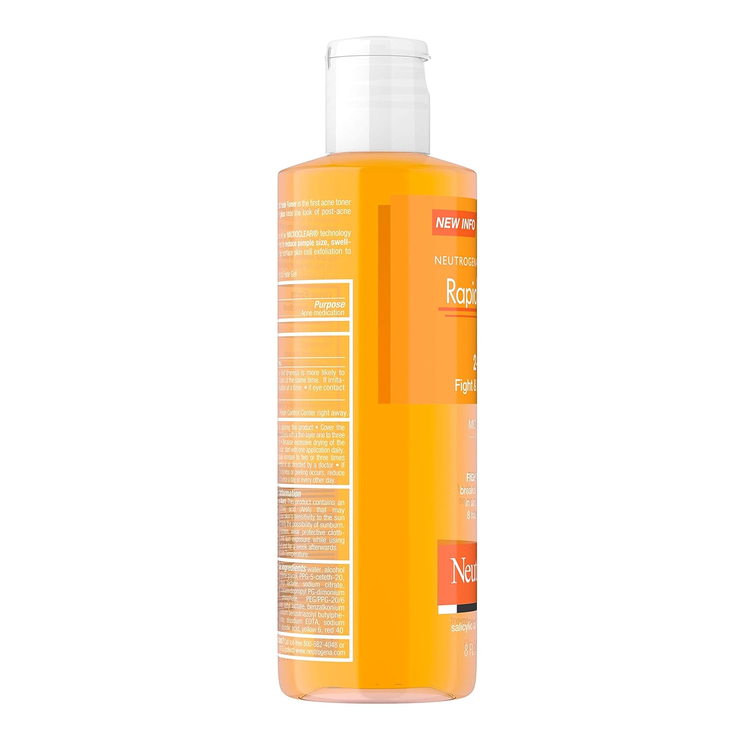 Neutrogena Rapid Clear 2-in-1 Fight & Fade acne toner, 236 ml bottle