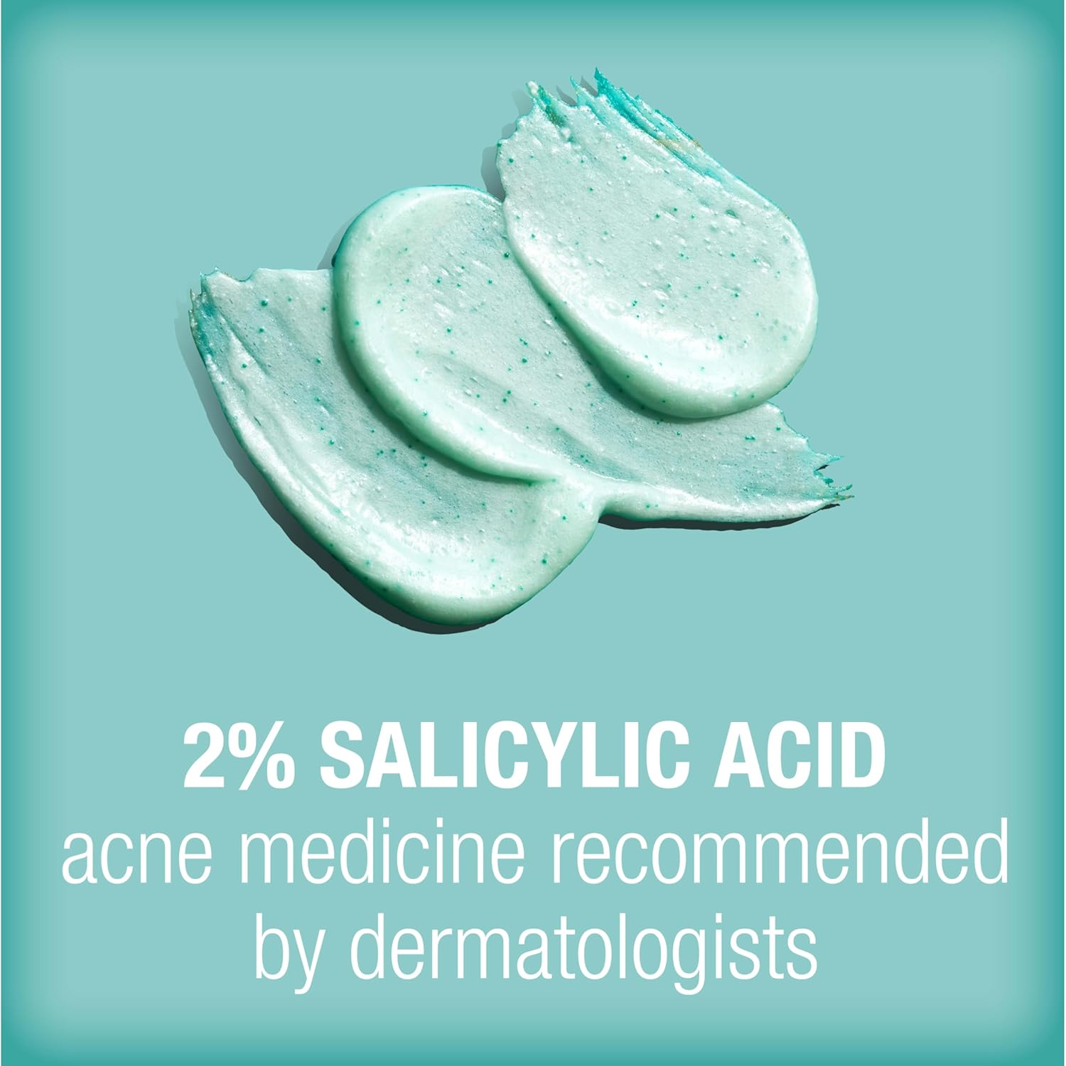 Neutrogena Oil-Free Acne Stress Control Power-Clear Scrub, mint-green exfoliating product