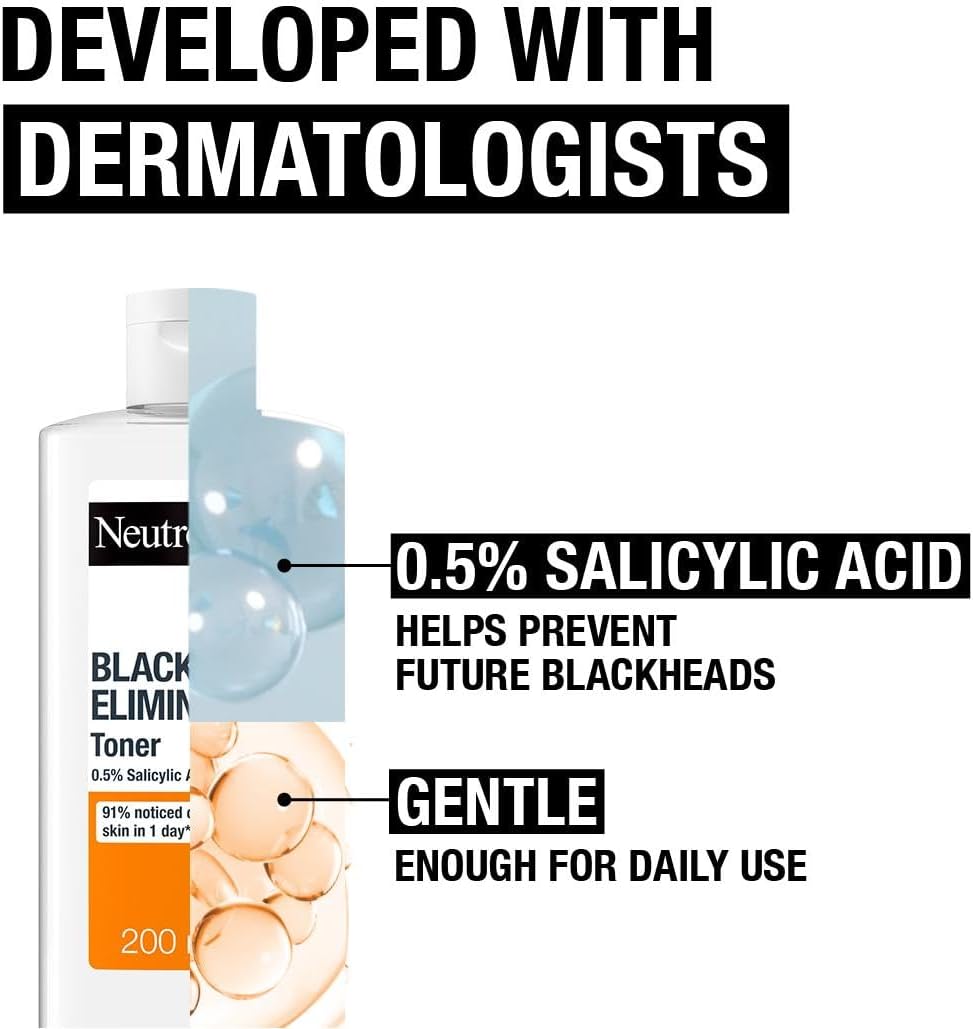 Neutrogena Blackhead Eliminating Cleansing Toner 200ml with salicylic acid