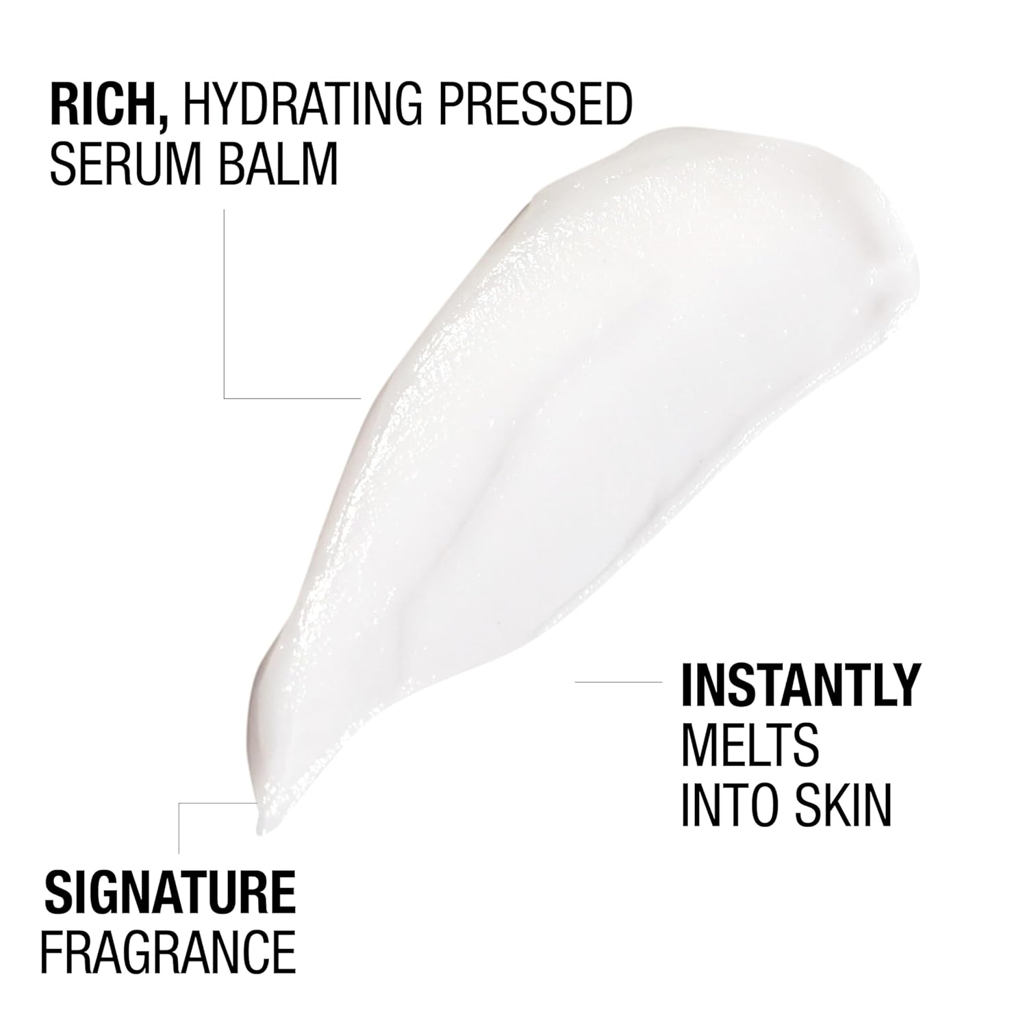 Neutrogena Hydro Boost Night Pressed Serum white balm texture swatch